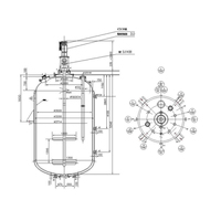 Réservoir de fermentation automatique de 200 L, jus de raisin, moût, système de contrôle de la température, système d'agitation, composants principaux, réservoir sous pression, PLC