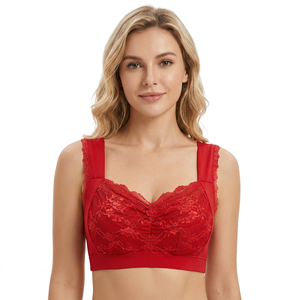 Soutien-gorge d'allaitement sans armatures, maintien optimal, côtés hauts, grandes tailles 8815 65L Gris anthracite - Product Image 5
