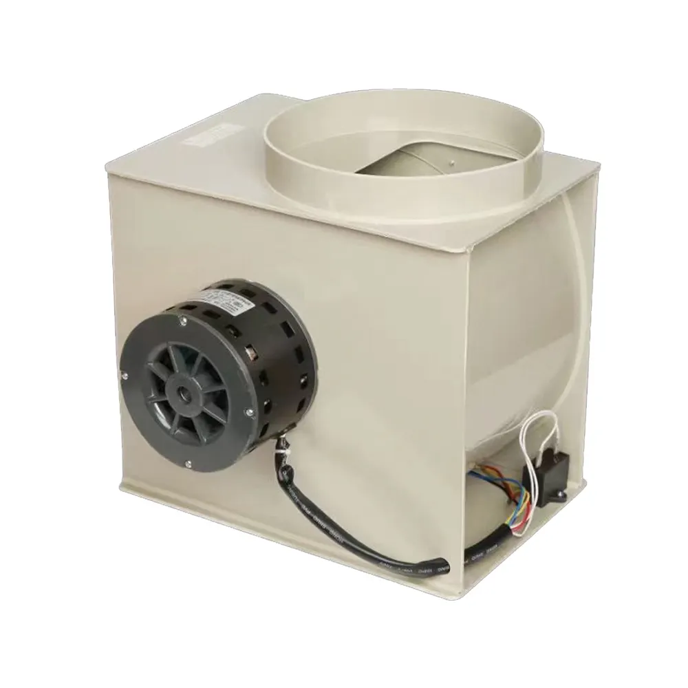 Mini ventilateurs centrifuges anti-corrosion PP d'intérieur adaptés aux laboratoires à faible humidité acide et alcalin