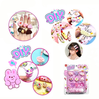 Kit de fabrication de bijoux créatifs DIY EPT : colle crémeuse, épingles à cheveux et bagues pour filles