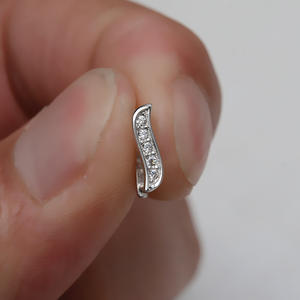 Broche de Plata S925 para Colgante, Nuevo Accesorio de Joyería DIY con Diseño Simple para Jade y Perla, Broche con Cabeza de Perla en Empaque de Bolsa - Product Image 2