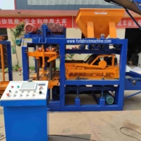 Gagnez de l'argent à la maison Petit investissement Grand profit Idées commerciales qt4-25 machine automatique de fabrication de blocs