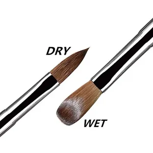 1PCS Kolinsky Hair Nail Art <b>Brush</b> Acrylic UV Gel Carving Pen <b>Brush</b> Liquid Powder DIY Nail Painting Drawing Tools Size 2-18 - Product Image 2
