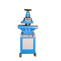 Vente chaude hydraulique 10T bras oscillant cuir Machine de découpe Clicker presse découpeuse utilisée dans l'usine de chaussures et de sacs