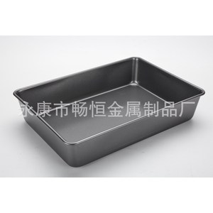 Moule à gâteau carré en acier au carbone épaissi antiadhésif et résistant, pour la cuisson des gâteaux, compatible four - Product Image 1