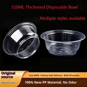 Kotak Makan Sekali Pakai HX-0234 PP Tanpa Tutup, Rumah Tangga & Komersial, Transparan, Antistatik, Tebal, Kemasan Kotak Makan - Product Image 3