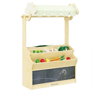 Eibele guardería preescolar niños Mini tienda juego de rol Simulación interactiva escena de frutas casa venta cabina juguetes educativos - Product Image 4