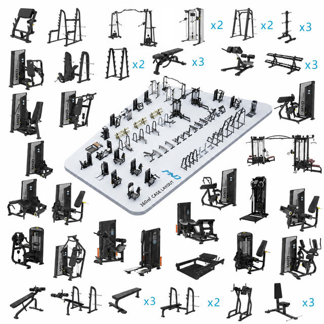 MND Gym Equipment Full Set Commercial Fitness Solution Strength Cardio Machine for Commercial Gym