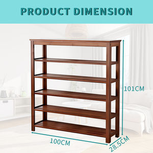 Zapatero de Bambú Personalizado de 6 Niveles <span class=keywords><strong>para</strong></span> la Entrada - Product Image 6