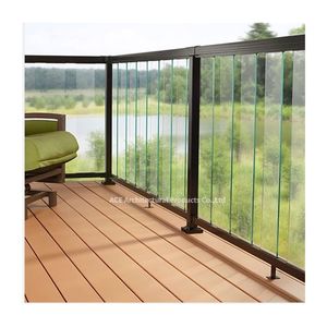 <span class=keywords><strong>Barandilla</strong></span> de Aluminio y Vidrio de Diseño Simple y Económico para Balcón/<span class=keywords><strong>Barandilla</strong></span> de Escalera - Product Image 6