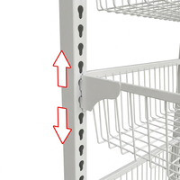 Étagère de présentation complète pour produits de mode, cosmétiques et articles de magasin de proximité