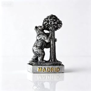 Imán de Resina para Refrigerador con Diseño de Oso y Árbol de Fresas, 3D, Madrid, España, Fuente Cibeles, Imán para Refrigerador, Regalo, Mayorista, Proveedor - Product Image 6
