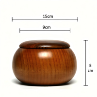 Boîte de rangement en bois massif naturel pour jeu de Go, Gobang, échecs, accessoires