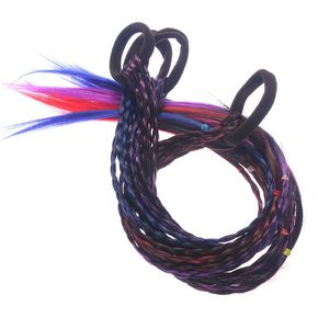 Simple Enfant Élastique Bande De Cheveux Élastique Cheveux Accessoires Enfants Perruque Bandeau Filles Torsion Tresse Coiffure Corde Cheveux Tresse - Product Image 3