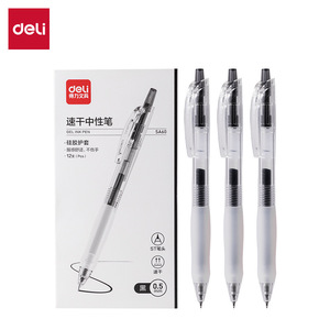 Deli Gel Ink <b>Pen</b> 0.5mm Quick Dry ST Tip Office School Use - Product Image 1