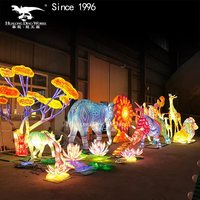 Handgemachte fortschritt liche LED-Lampen für chinesische Laterne Festival Dekorationen Beliebte Tier Dinosaurier Nummer Ss wasserdichte Eigenschaften