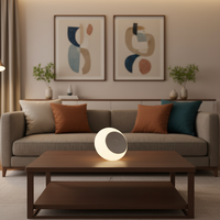 Veilleuse LED sans fil moderne à détecteur de mouvement, intensité réglable, rechargeable par USB, sans câblage nécessaire pour chambre, escaliers et placard