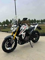 Haojue DR300 Premium 300cc Naked Bike, moteur bicylindre en parallèle, refroidissement liquide, EFI, stable, confortable, fiable, moto de rue, puissance élevée