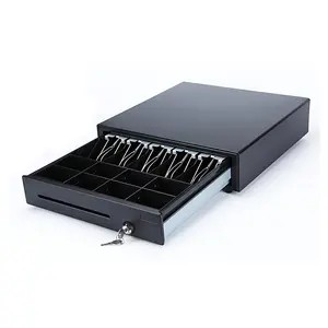 Hot Selling Cash Drawer POS Double Cheque Slots Metal Drawer Money Tray for Payment Kiosk restaurant pos machine