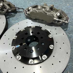 Étriers de frein forgés à 6 pistons avec kit de disques en carbone-céramique à fibres longues pour <span class=keywords><strong>Golf</strong></span> GTI EVO6 EVO10 <span class=keywords><strong>GOLF</strong></span> <span class=keywords><strong>R</strong></span> 18/19 pouces - Product Image 4