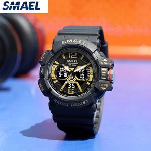 Montre numérique pour homme SMAEL 8065 avec double affichage, calendrier, alarme, luminescence, pour la randonnée en montagne - Product Image 2