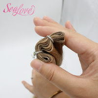 Extensions de cheveux naturels Genius Weft professionnelles, douces et sans couture, pour volume et longueur en salon et vente au détail