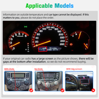 Junsun V1pro Autoradio GPS Multimédia Android Auto 2 Din avec Commande Vocale IA pour Honda Accord 7 2003-2008