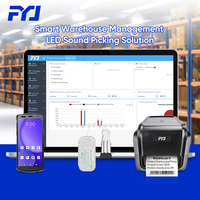 Sistema de Gestión de Almacenes con Seguimiento de Inventario en Tiempo Real FYJ, Etiqueta UHF RFID con Sonido y Luz, Software de Etiquetas de Posicionamiento de Inventario