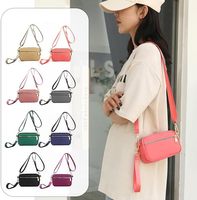 Tas Selempang Wanita Tas Tangan Kasual Mini Tas Satchel Tas Kurir Wanita Kecil Dompet Ponsel Tali Bahu Dapat Dilepas