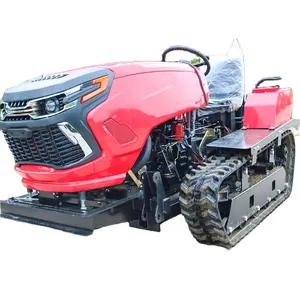 Paletli traktör 50hp ve 60 hp pirinç çeltik alan ışık paletli traktör makinesi tarım çiftlik ekipmanları
