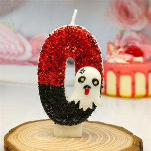 Vente <span class=keywords><strong>en</strong></span> gros de bougies Jack-o '-Lantern créatives pour Halloween avec chiffres pour décorations de gâteaux de fête - Product Image 5