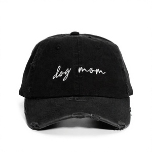 Gorra de Béisbol Vintage de Algodón Lavado con Efecto Desgastado, Bordado de Texto, Hebilla Metálica Ajustable, Estilo Urbano Y2K para Hombre y Mujer - Product Image 1