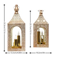Nouvelles créations en métal de style marocain, lampes en fer forgé, porte-bougies haut de gamme pour une ambiance chaleureuse, décoration pour la maison, l'hôtel et les fêtes