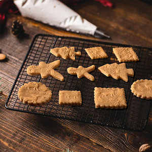 Wdf Tùy Chỉnh Gỗ Thân Thiện Với Môi Bột Con Lăn Sáng Tạo Giáng Sinh Elk Dập Nổi Loại Quà Tặng Fondant Cookie DIY Baking Công Cụ Cán Pin - Product Image 5