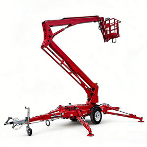 Plataforma de Trabajo Aérea Montada en Remolque RST L-408 de 10m-22m, Elevador Telescópico Hidráulico Tipo Cesta, Plataforma Elevadora Remolcable - Product Image 6
