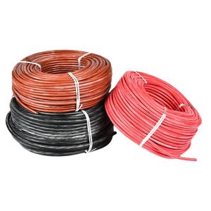 Câble d'extension de thermocouple multiconducteurs blindé en fibre de verre, <span class=keywords><strong>gainé</strong></span> de silicone industriel et tressé en acier inoxydable - Product Image 5