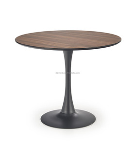 Design semplice <span class=keywords><strong>tavolo</strong></span> da <span class=keywords><strong>cucina</strong></span> a tulipano semplice MDF <span class=keywords><strong>in</strong></span> <span class=keywords><strong>legno</strong></span> gamba <span class=keywords><strong>in</strong></span> metallo bianco <span class=keywords><strong>tavolo</strong></span> da pranzo <span class=keywords><strong>con</strong></span> piedistallo - Product Image 4