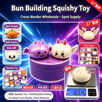 Jouet anti-stress Angel & Devil Squishy Bun, style aléatoire, 165g