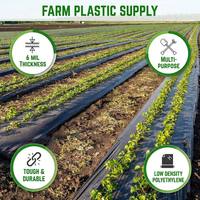 Volledig biologisch afbreekbare PE mulchfolie, milieuvriendelijke plastic folie voor de teelt van groenten en fruit op de boerderij