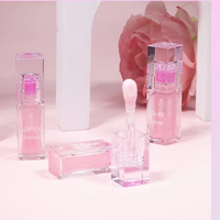 Baume à lèvres changeant de couleur personnalisé, huile à lèvres scintillante, gloss à lèvres, marque privée, couleur changeante en fonction du pH, huile à lèvres transparente vegan, brillant rose, huile à lèvres repulpante