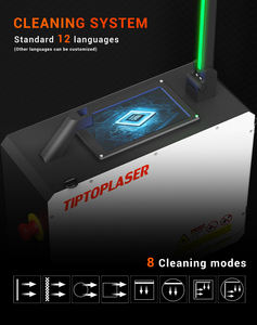 آلة تنظيف بالليزر النبضي محمولة باليد بقوة 100 واط وزن 10 كجم مع شهادة CE للمعادن والخشب والطوب والصدأ والطلاء - Product Image 6