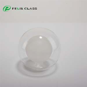 Pantalla de Lámpara de Mesa Hecha a Mano con Rosca G9, de Vidrio Borosilicato 3.3 Color Ámbar Transparente, para Decoración del Hogar e Iluminación Interior - Product Image 1