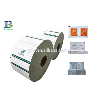 CZ-L001 <span class=keywords><strong>carta</strong></span> patinata <span class=keywords><strong>di</strong></span> Pe brillante in rotolo per bastoncino <span class=keywords><strong>di</strong></span> zucchero, bustina <span class=keywords><strong>di</strong></span> zucchero, sale, imballaggio <span class=keywords><strong>di</strong></span> pepe - Product Image 2