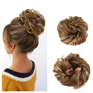 Femmes Synthétiques Bouclés Désordonné <span class=keywords><strong>Chignon</strong></span> <span class=keywords><strong>Chignon</strong></span> Postiche Extensions En Gros Chignons pour Un Look Élégant - Product Image 1