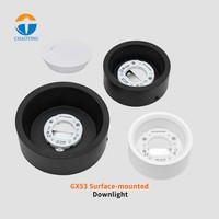 Luminaria LED Decorativa Empotrable, Foco Interior de 5-7W, Iluminación LED GX53, Carcasa de Luz de Techo de Superficie GX53