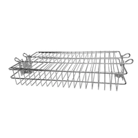 Grille de gril en acier inoxydable panier de rôtisserie barbecue panier de gril