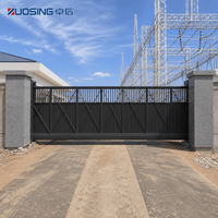 Portail coulissant cantilever résistant aux intempéries avec photocellule de sécurité infrarouge pour la protection d'entrée de parking
