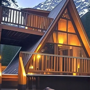 Solutions de projet de <span class=keywords><strong>location</strong></span> Airbnb à faible entretien, kit préfabriqué en acier extensible moderne à montage rapide, emballage plat - Product Image 1