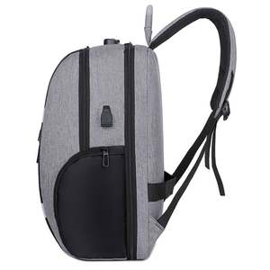 Sac à dos pour ordinateur portable unisexe antivol avec serrure à code USB, en Oxford imperméable, personnalisable avec logo, idéal pour les voyages d'affaires - Product Image 3