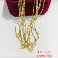 Xuping dubai altın mücevher tasarımları 24k zincir altın kolye kadınlar için, dubai yeni altın zincirler tasarım